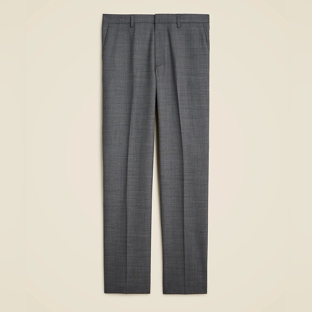 38x34 NWT J Crew Bowery Dress Pant Wool Blend Men’s Grey Slim Fit BQ424